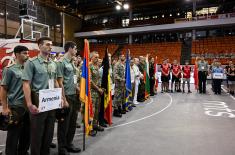 Minister Gašić declares 3rd CISM World Military 3x3 Basketball Championship open