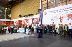 Minister Gašić declares 3rd CISM World Military 3x3 Basketball Championship open