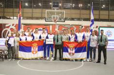 Vojna muška reprezentacija Srbije druga na 3. CISM Svetskom vojnom prvenstvu u basketu 3x3